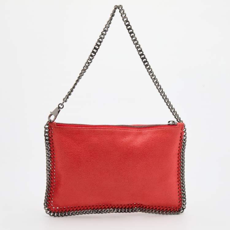 مملوكة مسبقًا Stella McCartney Orange Faux Leather Falabella Shoulder Bag