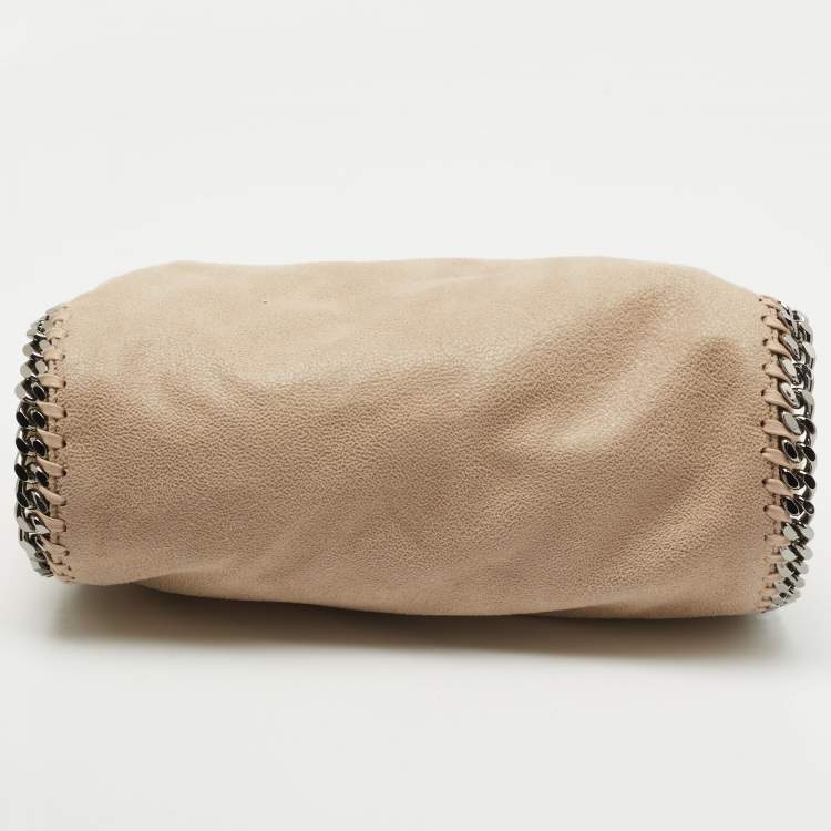Pre Owned Stella McCartney Beige Faux Suede Mini Falabella Tote