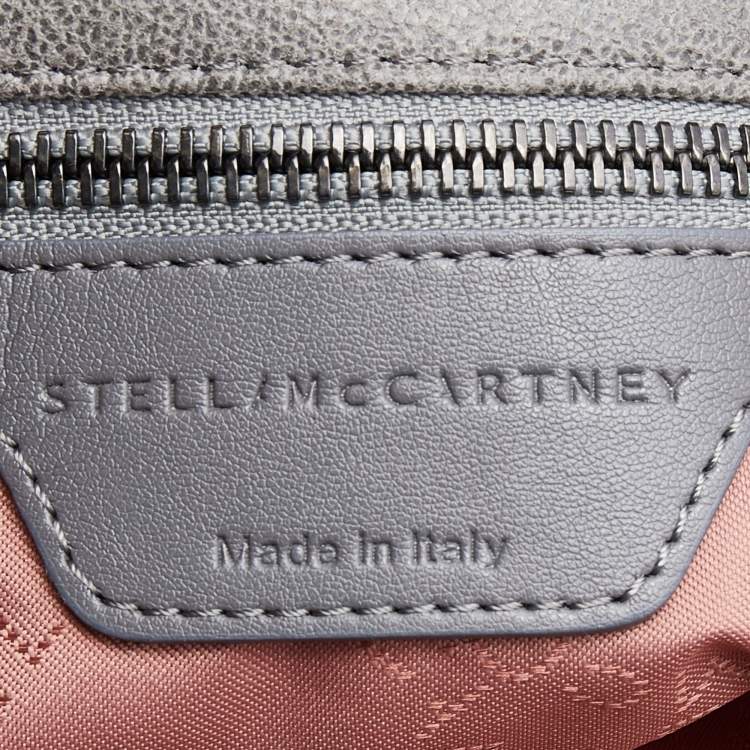 مملوكة مسبقًا Stella McCartney Grey Quilted Faux Leather Falabella Large Tote