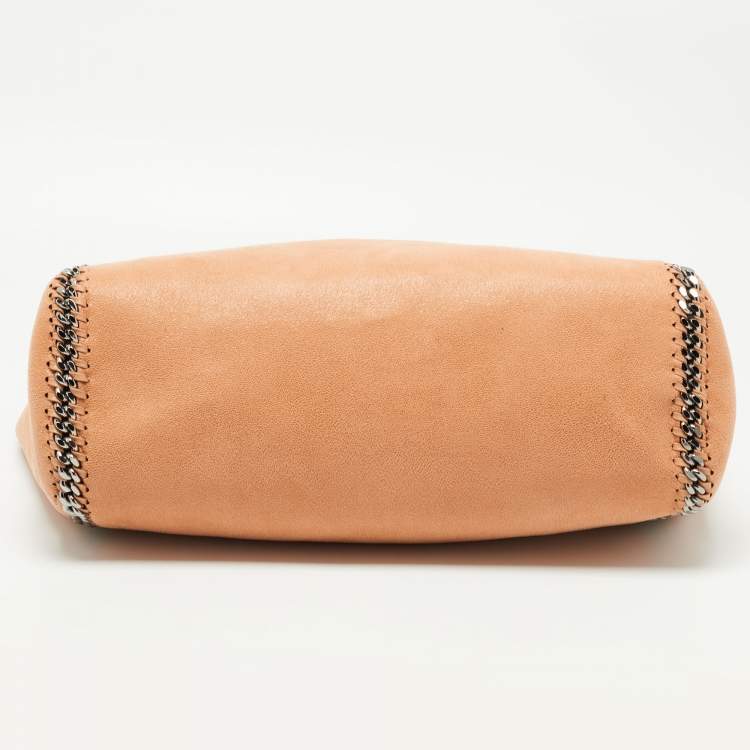 Pre Owned Stella McCartney Brown/Grey Faux Suede Reversible Falabella Shopper Tote