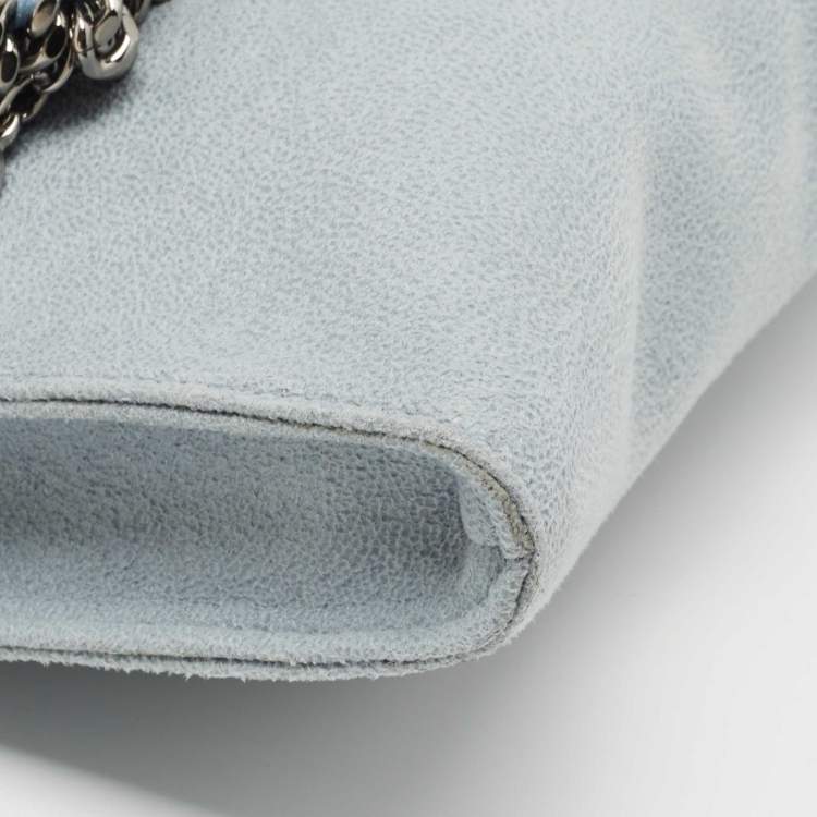 Pre Owned Stella McCartney Blue Faux Leather Falabella Shoulder Bag