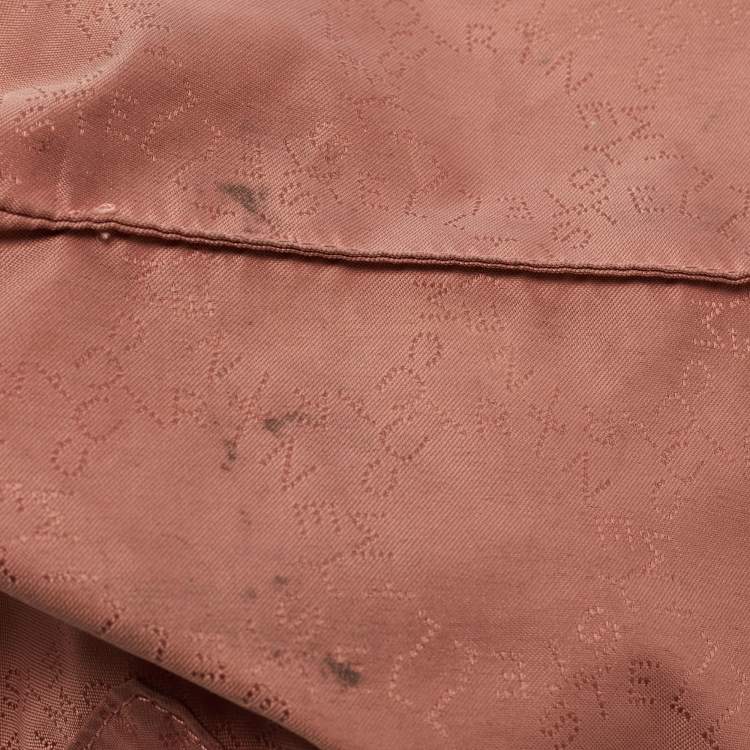 Pre Owned Stella McCartney Military Green Faux Suede Mini Falabella Tote