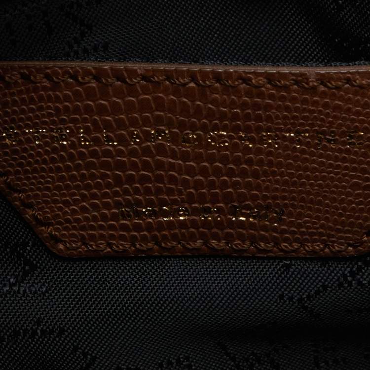 مملوكة مسبقًا Stella McCartney Leopard Print Canvas and Faux Leather Falabella Crossbody Bag