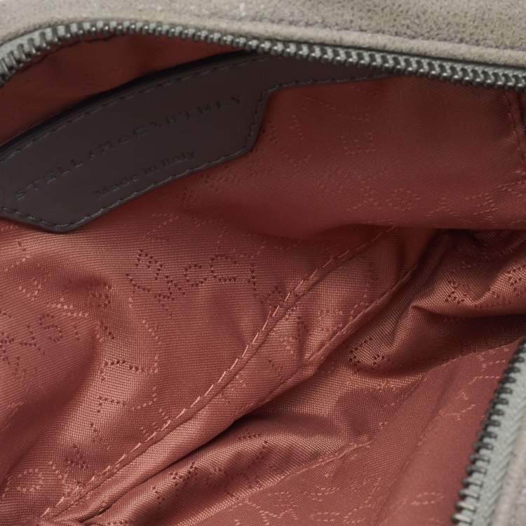 Pre Owned Stella McCartney Grey Faux Leather Falabella Camera Bag