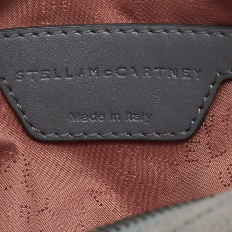 Pre Owned Stella McCartney Grey Faux Leather Falabella Camera Bag