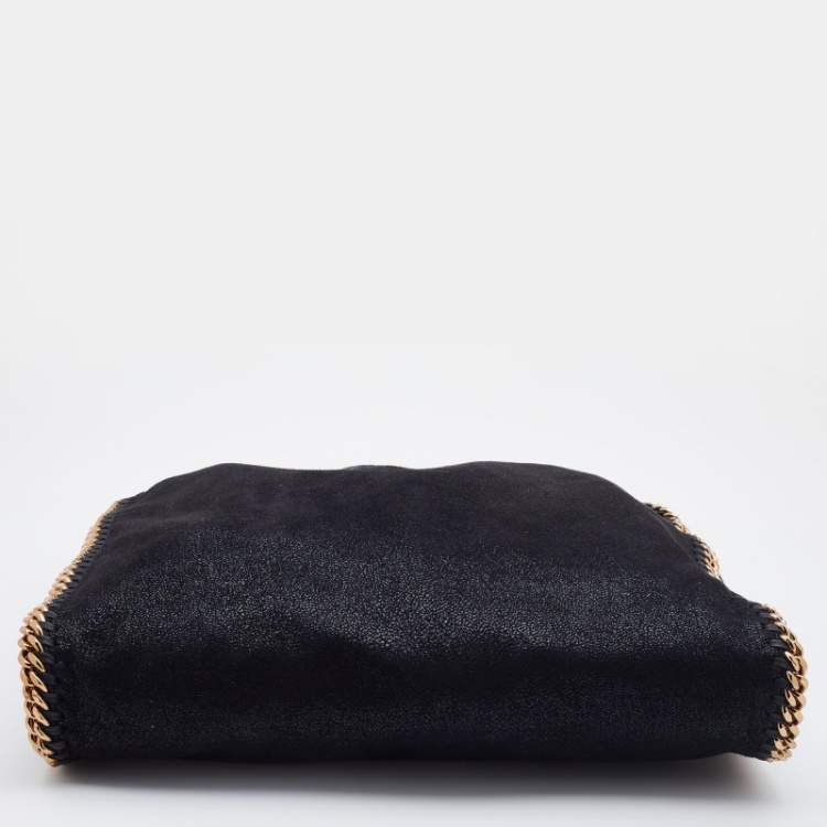 مملوكة مسبقًا Stella McCartney Black Faux Leather Falabella Tote