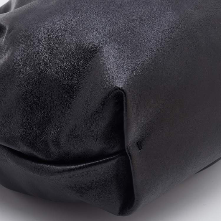 Pre Owned Stella McCartney Black Faux Leather Noma Bucket Bag