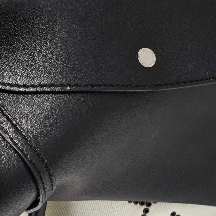 Pre Owned Stella McCartney Off White Canvas and Faux Leather Stella Logo Tote