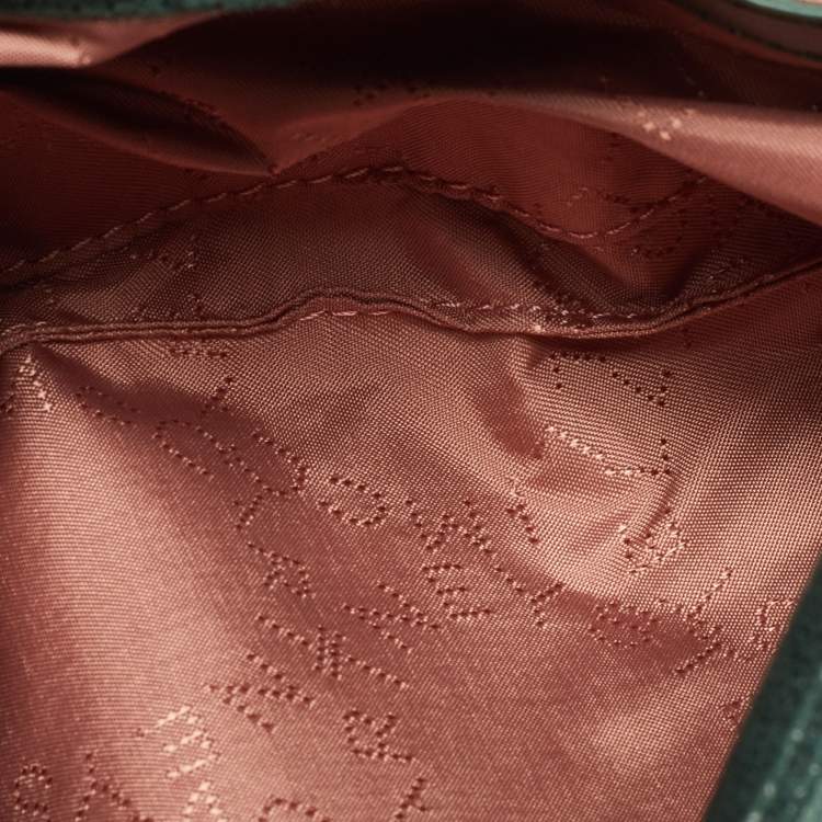 Pre Owned Stella McCartney Green Faux Suede Falabella Shoulder Bag