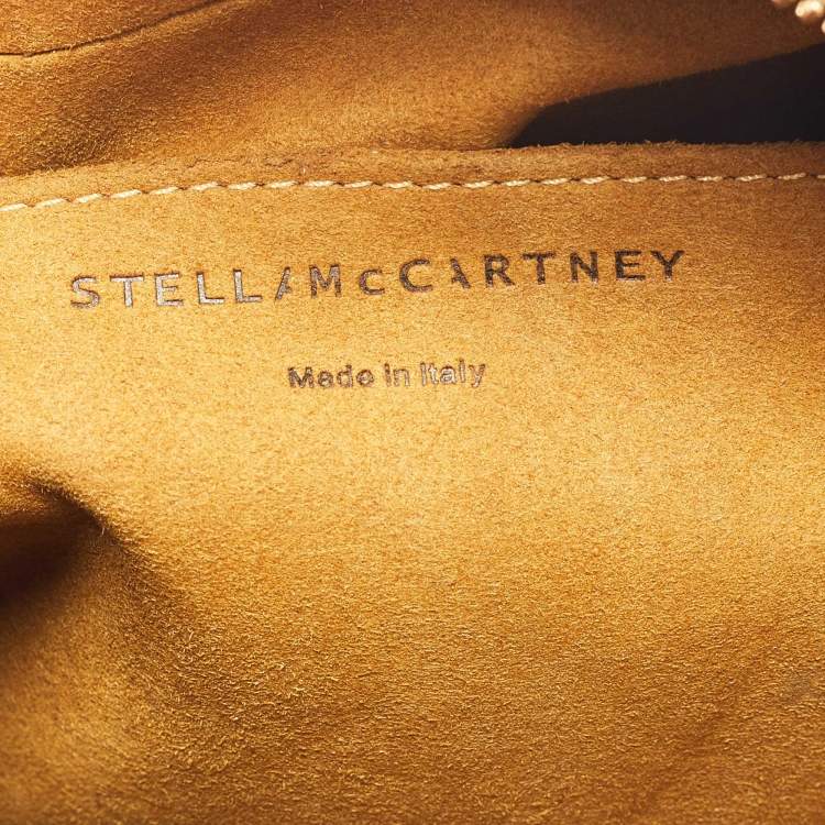 مملوكة مسبقًا Stella McCartney Black Faux Leather Stella Logo Tote