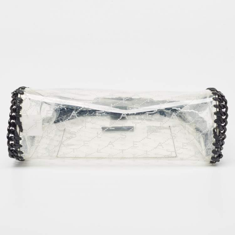 Pre Owned Stella McCartney Clear PVC Logo Falabella Tote