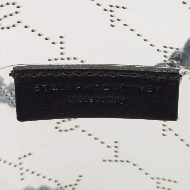 Pre Owned Stella McCartney Clear PVC Logo Falabella Tote