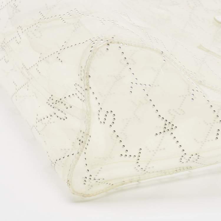 Pre Owned Stella McCartney Clear Monogram PVC Tote