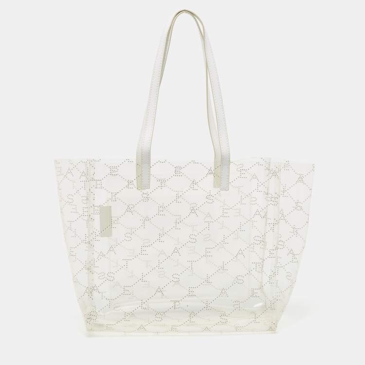 Pre Owned Stella McCartney Clear Monogram PVC Tote
