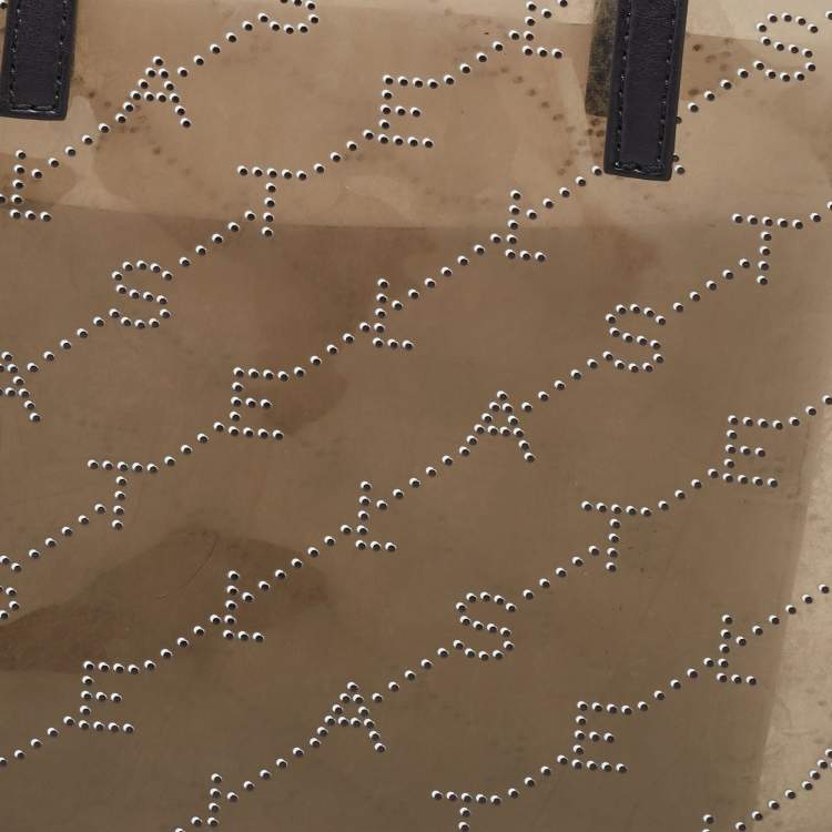 Pre Owned Stella McCartney Grey Monogram PVC Tote