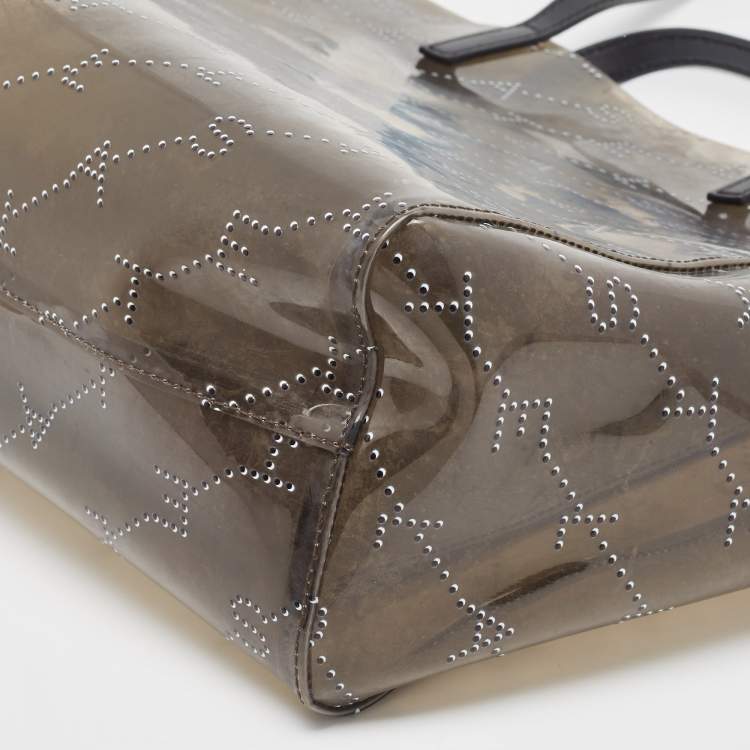 Pre Owned Stella McCartney Grey Monogram PVC Tote