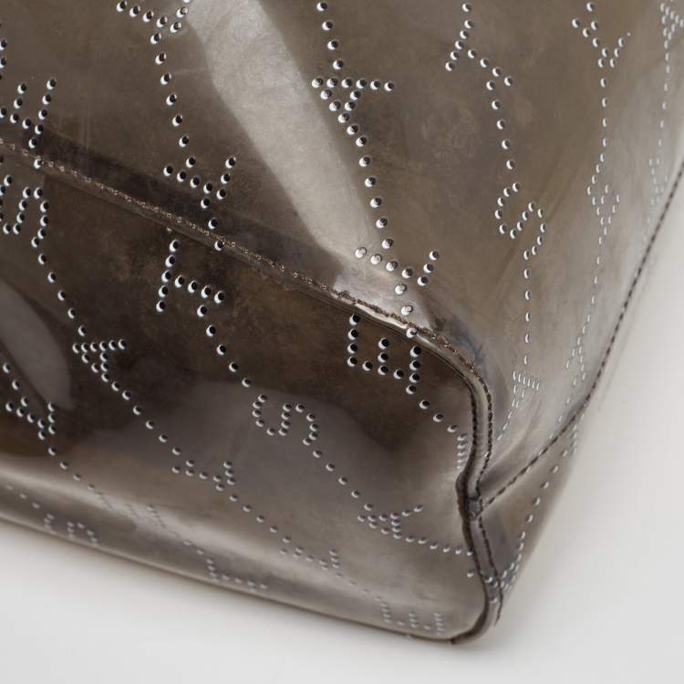 Pre Owned Stella McCartney Grey Monogram PVC Tote