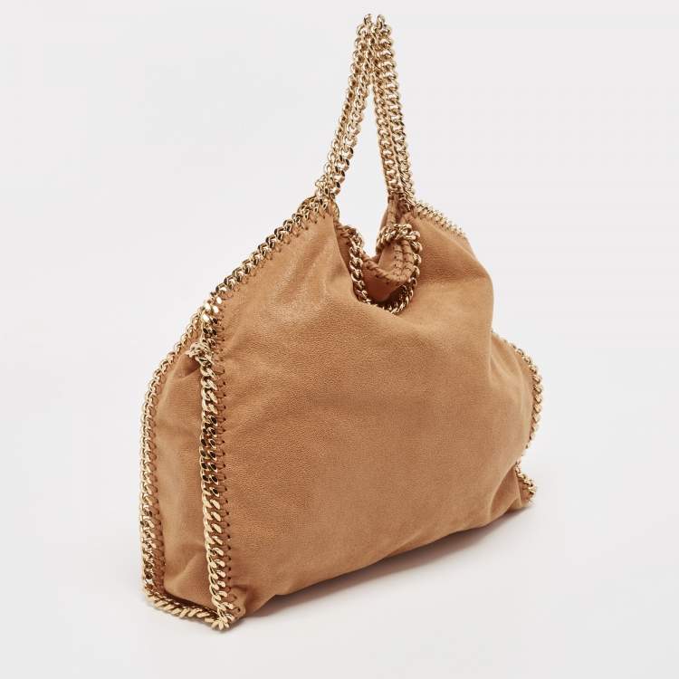 مملوكة مسبقًا Stella McCartney Tan Faux Suede Falabella Shoulder Bag