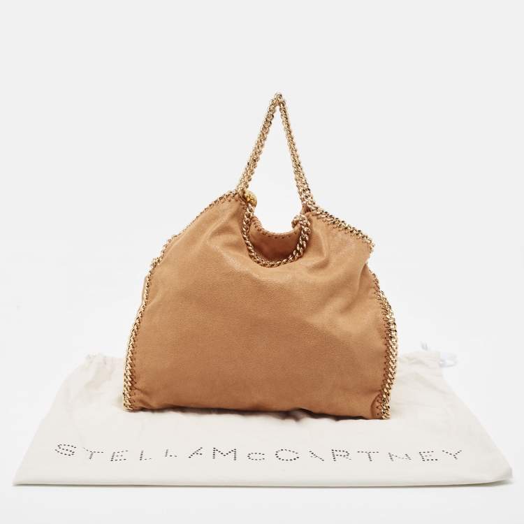 مملوكة مسبقًا Stella McCartney Tan Faux Suede Falabella Shoulder Bag