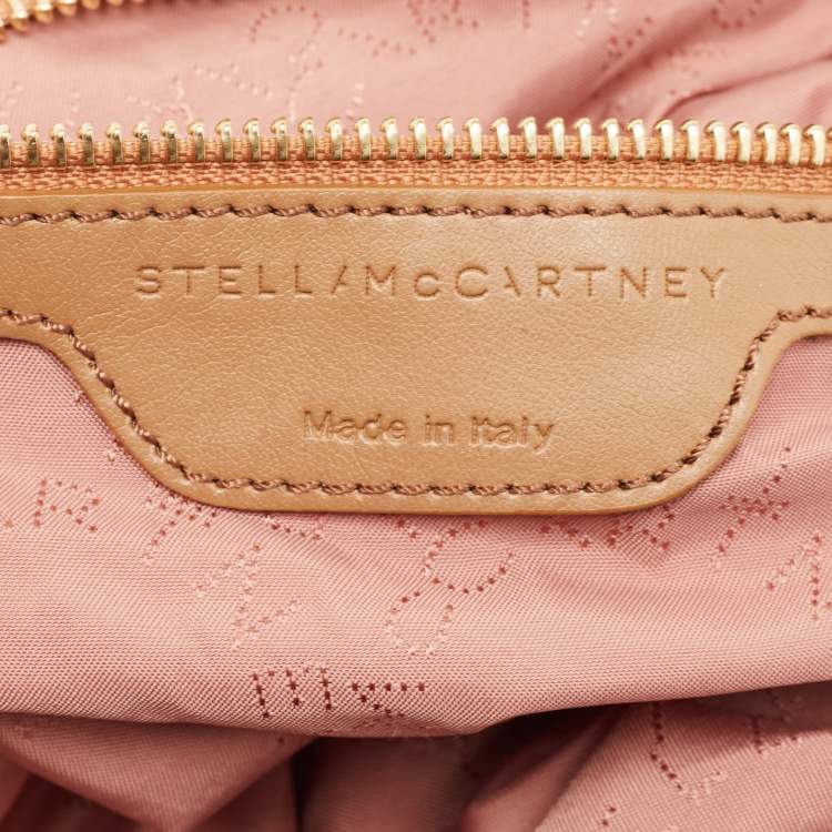 مملوكة مسبقًا Stella McCartney Tan Faux Suede Falabella Shoulder Bag