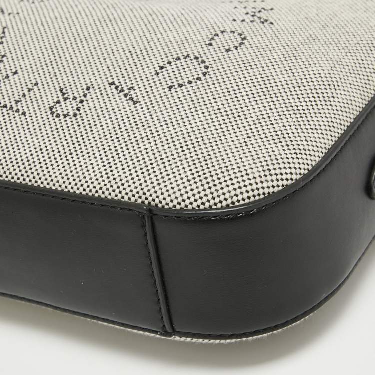 Pre Owned Stella McCartney Grey/Black Canvas and Leather Camera Bag