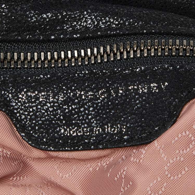 Pre Owned Stella McCartney Blue Faux Suede Small Falabella Bag