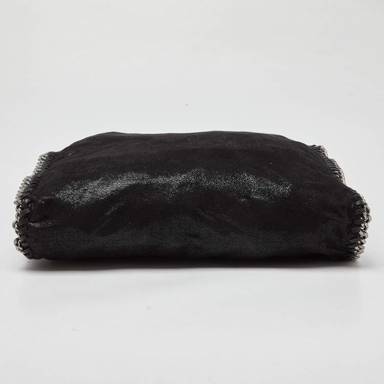 Pre Owned Stella McCartney Blue Faux Suede Small Falabella Bag