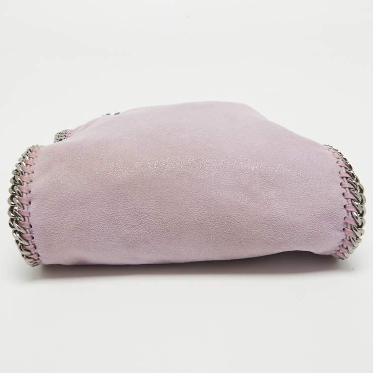 Pre Owned Stella McCartney Lilac Faux Leather Mini Falabella Tote