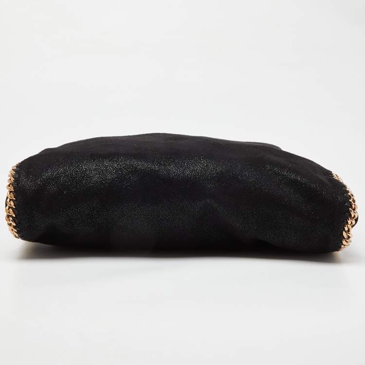 Pre Owned Stella McCartney Black Faux Suede Falabella Tote