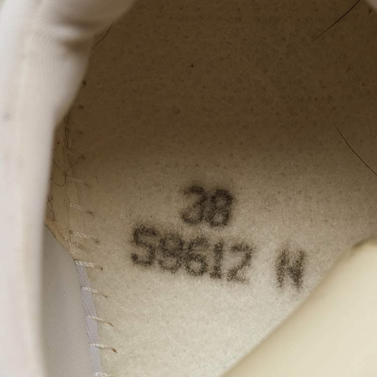 Pre Owned Stella McCartney Multicolor Faux Suede and Faux Leather Eclypse Lace Up Sneakers Size 38