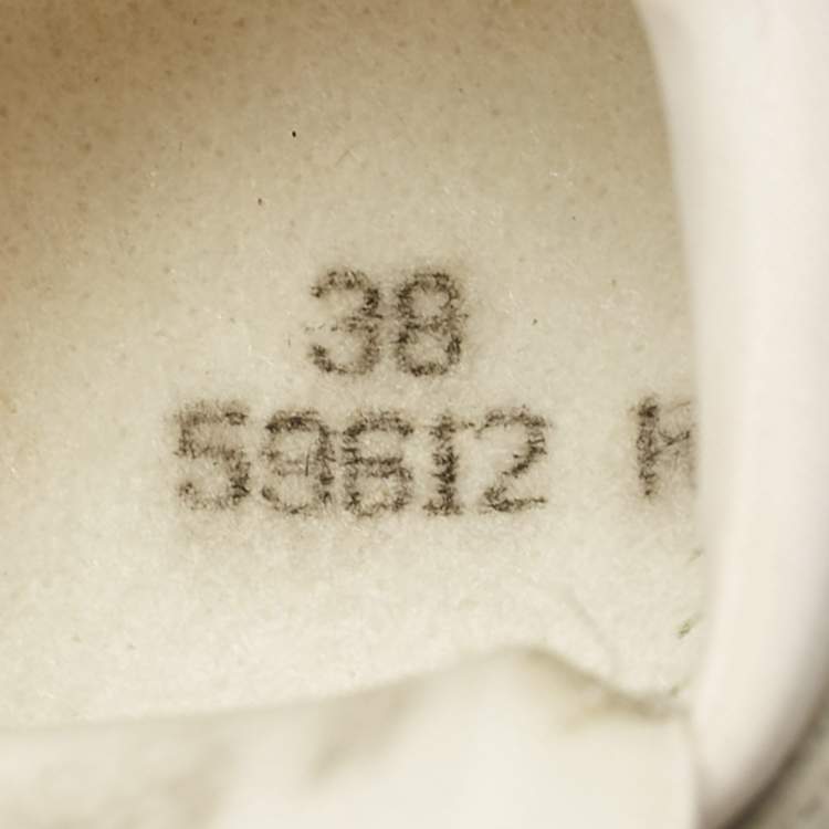 Pre Owned Stella McCartney Multicolor Faux Leather Eclypse Lace Up Sneakers Size 38