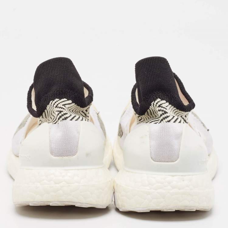 Pre Owned Stella McCartney x Adidas White Knit Fabric Ultra Boost x 3 D S Slip On Sneakers Size 38 1/3