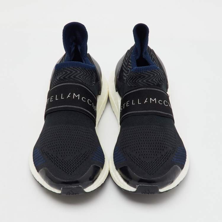 Pre Owned Stella McCartney x Adidas Black Knit Fabric Ultraboost X 3D Slip On Sneakers Size 37 1/3
