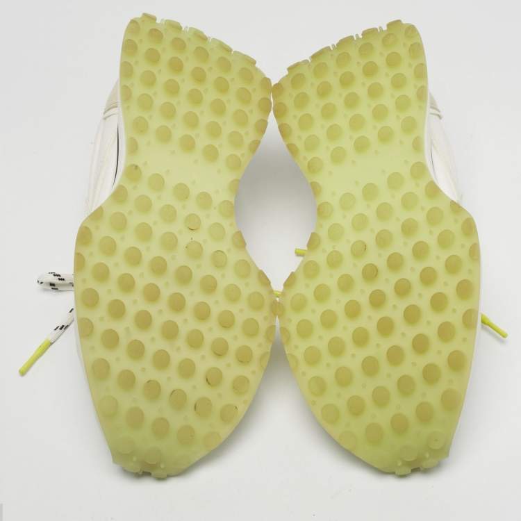 Pre Owned Stella McCartney Tricolor Canvas and Faux Leather Eclypse Lace Up Sneakers Size 40