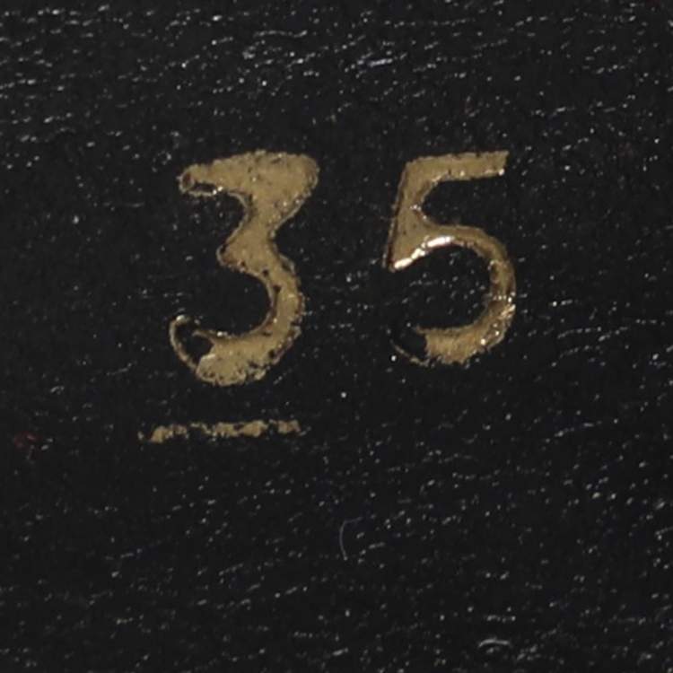 Pre Owned Stella McCartney Blue Faux Alligator Leather Binx Slip On Sneakers Size 35