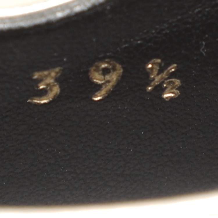 Pre Owned حذاء دربي ستيلا ماكرتني نعل سميك Elyse Star جلد صناعي فضي ميتالك مقاس 40