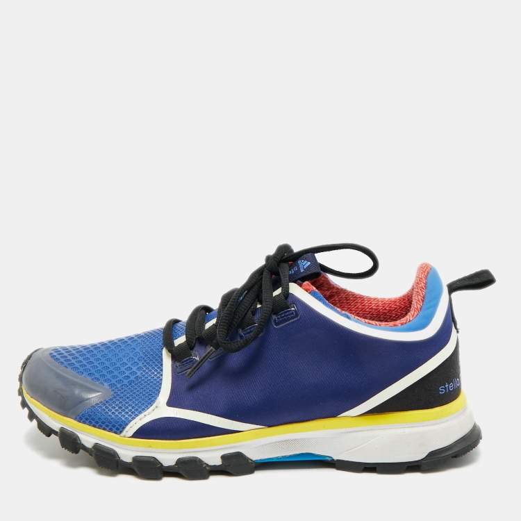 Pre Owned Adidas X Stella McCartney Ultraboost Size 37.5 Multicolor Fabric Lace Up Sneakers