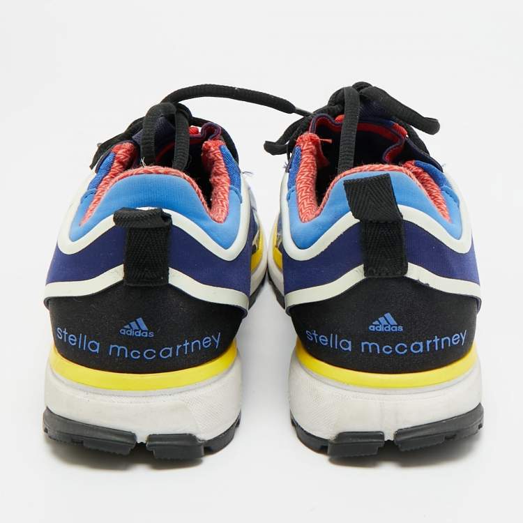 Pre Owned Adidas X Stella McCartney Ultraboost Size 37.5 Multicolor Fabric Lace Up Sneakers