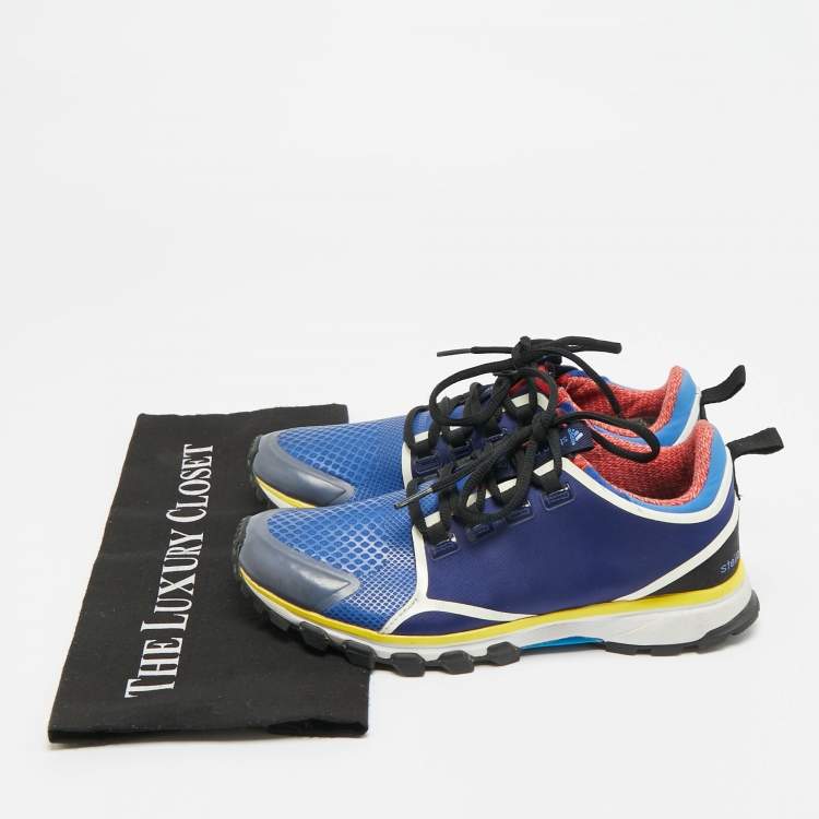 Pre Owned Adidas X Stella McCartney Ultraboost Size 37.5 Multicolor Fabric Lace Up Sneakers