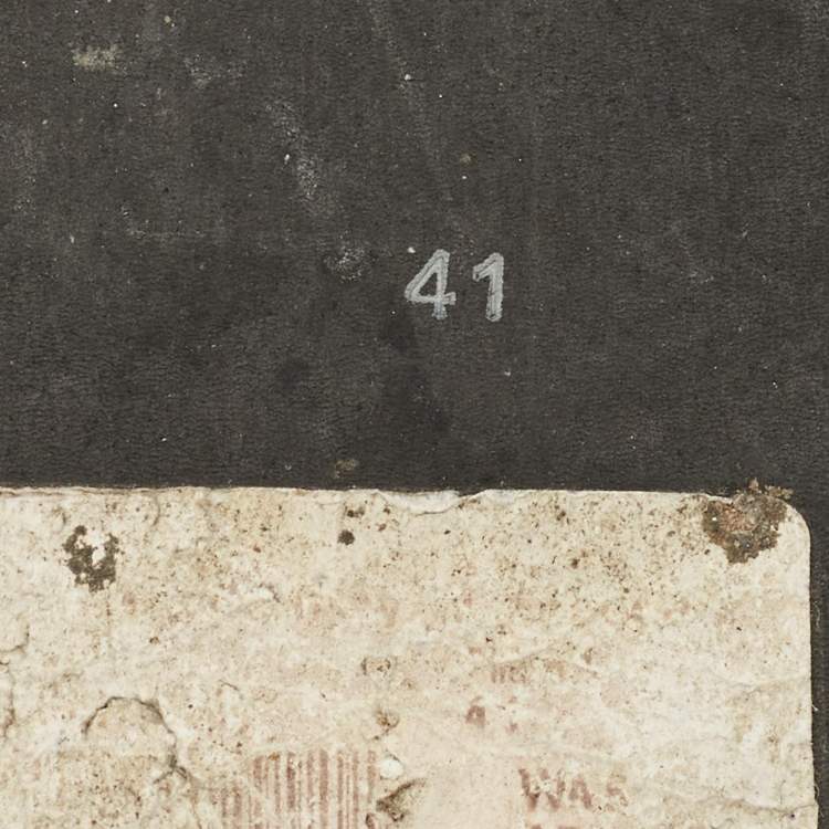 Pre Owned Stella McCartney Size 41 Silver/White Faux Leather  Star Flat Slides 