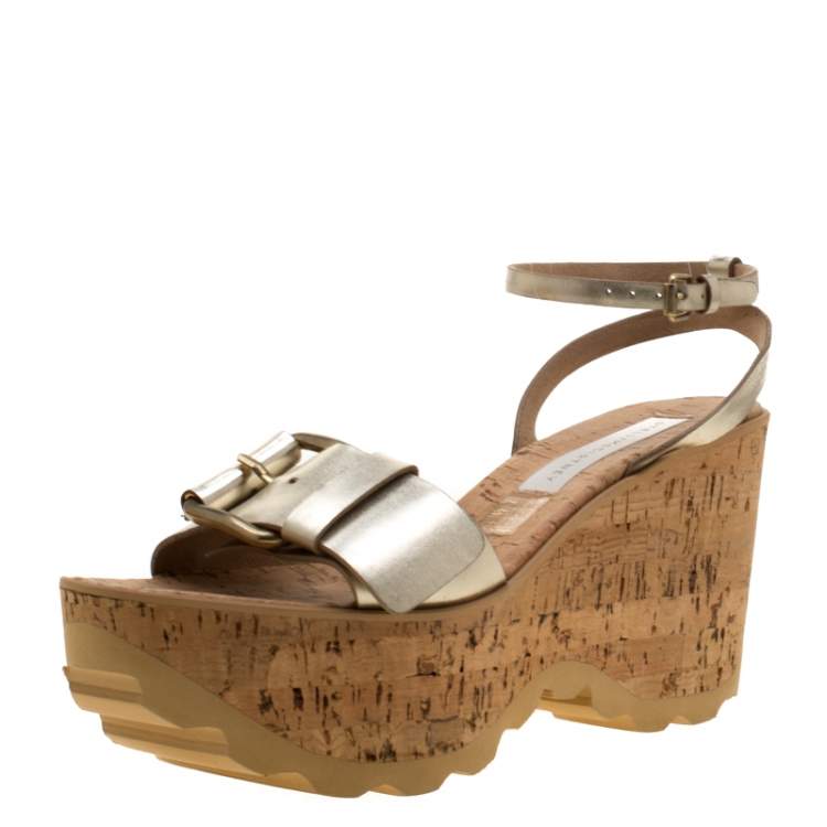 platform cork shoes