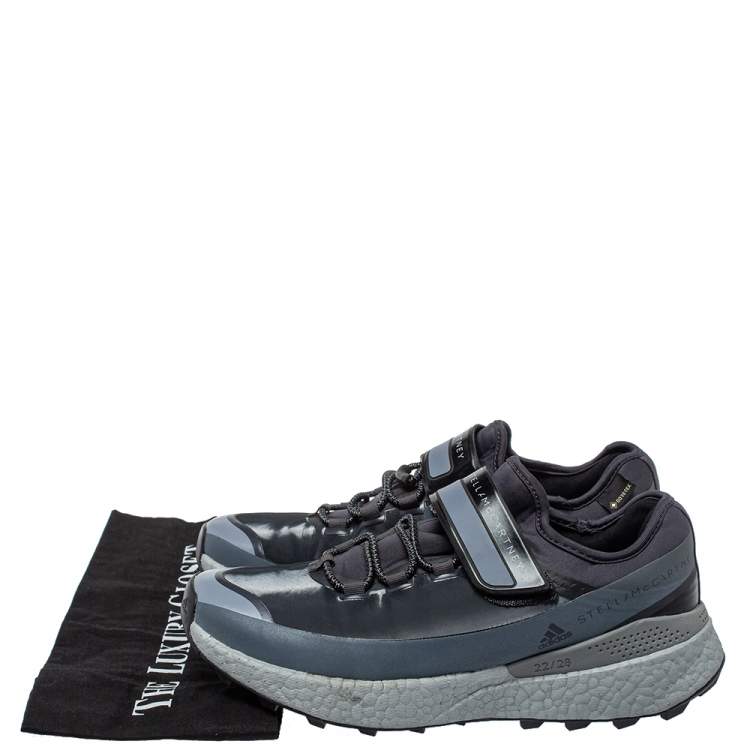 مملوكة مسبقًا Adidas By Stella McCartney Fabric And Faux Leather Outdoor Boost RAIN.RDY Sneakers Size 38.5