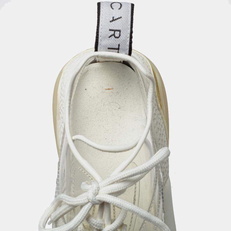 Pre Owned Stella McCartney White PVC Eclypse Sneakers Size 39