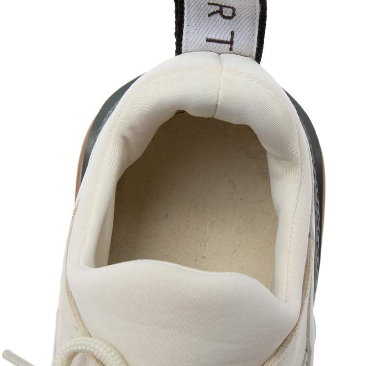 Pre Owned Stella McCartney Multicolor Faux Suede And Faux Leather  Eclypse Chunky Sneakers Size 37