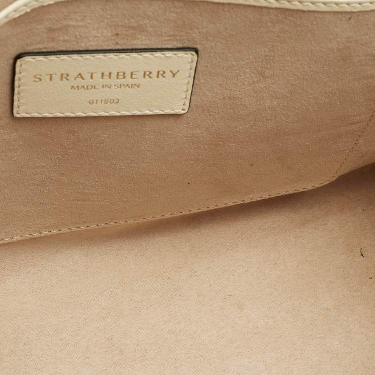 Pre Owned Strathberry Multicolor Leather Midi Tote