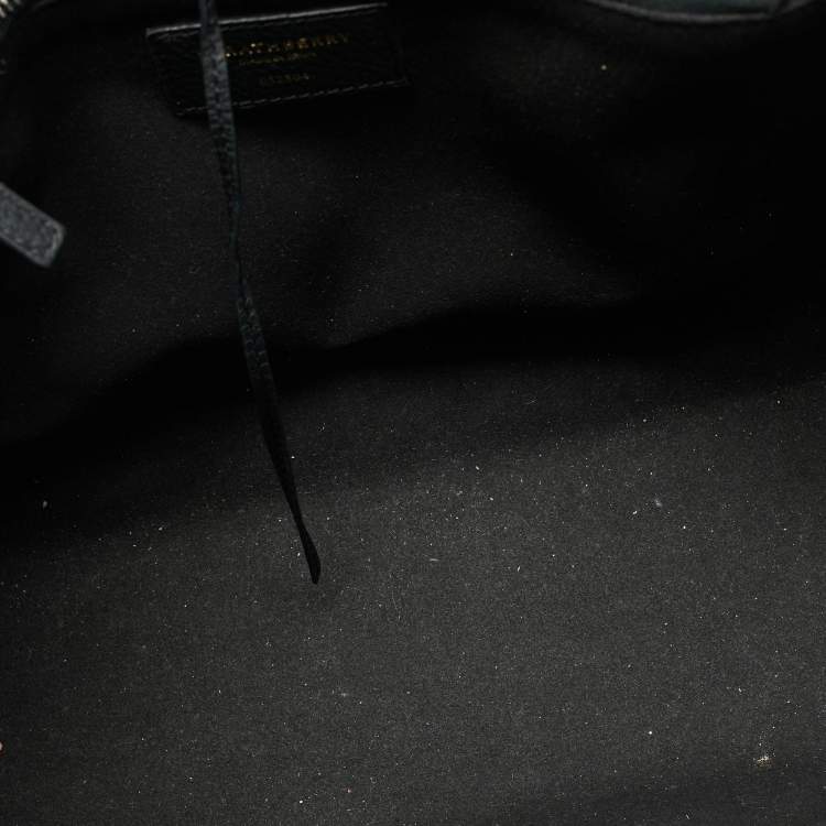 Pre Owned Strathberry Mosiac Black Leather Shopper Tote