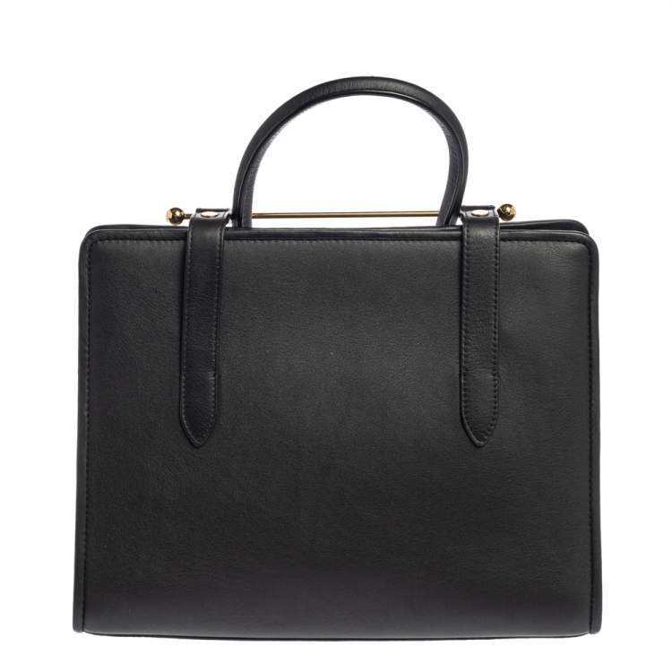 Pre Owned Strathberry Multicolor Leather Midi Tote