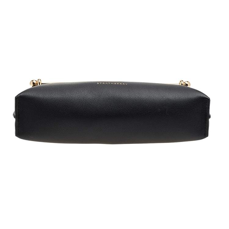 Pre Owned Strathberry Black Leather Stylist Shoulder Bag