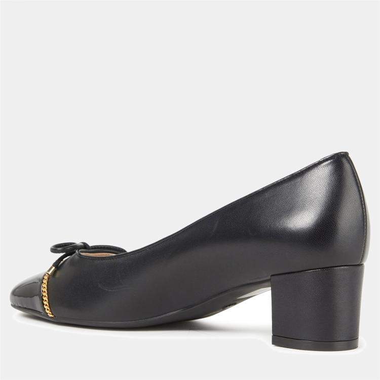 Pre Owned Stuart Weitzman Leather Mid Heel Pumps 36