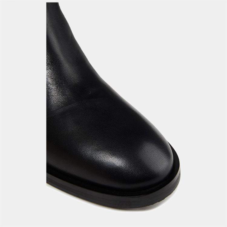 Pre Owned Stuart Weitzman Leather Knee Length Boots 39